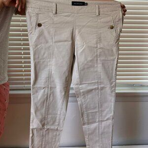 White formal, ankle length pant